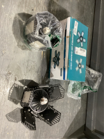 2 LED GARAGE LIGHTS