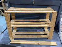 WOODEN SHOE RACK