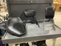 HARLEY DAVIDSON EARLY MODEL SOFTTAIL SEAT AND (2) BACK RESTS - PROCEEDS BEING DONATED TO: RIDE FOR KIDS