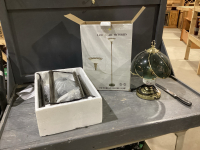 (2) LAMPS - FLOOR LAMP + SMALL BEDSIDE LAMP