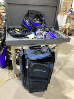 AERIS BAG WITH SCUBA DIVING GEAR