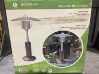 GARDEN SUN TABLE TOP PATIO HEATER