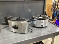 BRAVETTI SLOW COOKER AND B+D DEEP FRYER