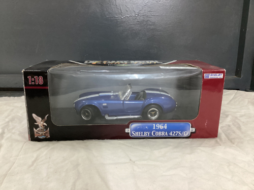 ROAD LEGENDS DIE CAST COLLECTOR CAR - 1964 SHELBY COBRA 427S/C