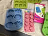 GOOD LIDDED TOTE FULL OF CHOCOLATE MOLDS - 3