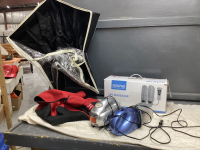 RENPHO LEG MASSAGER, UNDERBED STORAGE, 12 VOLT AIR PUMP & HAND VACUUM