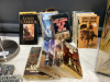 BOX OF LOUIS LAMOUR WESTERN BOOKS & TOILET PAPER ROLL HOLDER - 3