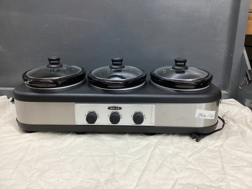 BELLA TRIPLE SLOW COOKER