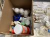 (2) BOX W / CRAFTING ITEMS AND PARTY DECORATING KIT - 2