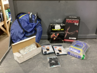 EXERCISE ITEMS, WRIST BANDS, POP UP TENT, BALANCE BALLS
