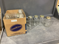 BOX OF CANNING JARS