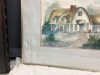 (2) PICTURES - FLOWERS & FARM HOUSE - 3