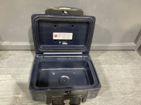 SENTRY BLACK SAFE WITH KEY