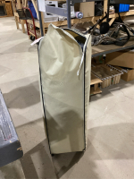 INFLATABLE BED WITH PUMP IN A ROLLING CASE W/ METAL FRAME