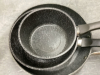 (2) BOXES KITCHEN ITEMS - ALUMINUM STOVE TOP OIL FRYER, FRYING PANS, TRAY, - 2
