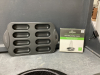 (2) BOXES KITCHEN ITEMS - ALUMINUM STOVE TOP OIL FRYER, FRYING PANS, TRAY, - 3