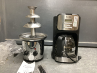 BETTY CROCKER FONDUE FOUNTAIN & MR. COFFEE COFFEE MAKER