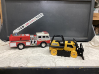 TONKA FIRE TRUCK & TONKA DOZER -