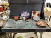 CAKE PANS, ONION SOUP BOWLS, &ldquo;OWL&rdquo; CREAM + SUGAR, SERVING PLATES