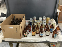 COLLECTION OF BEER CANS & BOTTLES