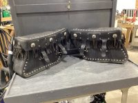 SET OF 2 MOTORCYCLE SADDLE BAGS -24&rdquo; LONG X 13&rdquo;T X 8&rdquo;W - PROCEEDS BEING DONATED TO: RIDE FOR KIDS