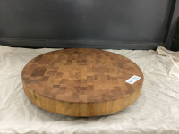 ROUND BUTCHER BLOCK