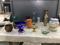 ASSORTED VASES & FOOD SERVICE