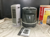 SMALL FAN AND SUNBEAM HUMIDIFIER