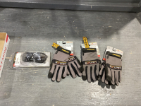 KOLPIN ALL TERRAIN GLOVES, MEDIUM & KOLPIN SPORT GLASSES