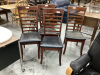 FOUR DINING CHAIRS