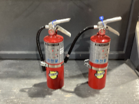 2 FIRE EXTINGUISHERS