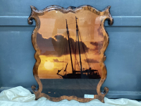 SAILBOAT PICTURE ON WOOD