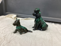 UNMARKED BMP SCOTTIE DOG & POODLE