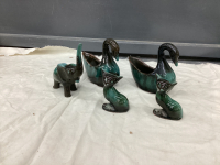 SMALL UNMARKED BMP - SWANS, FOXES, ELEPHANT