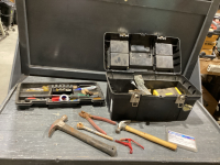 STANLEY PLASTIC TOOL BOX W/ASSORTED TOOLS