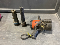 B/D 12V SPOT LIGHT, 2 FLASHLIGHTS
