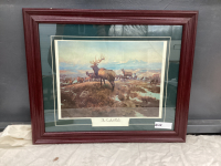"THE EXALTED RULER" PICTURE IN WOOD FRAME
