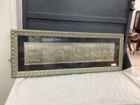 AFRICAN ANIMAL PICTURE IN ORNATE FRAME