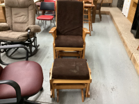 GLIDER ROCKER W/GLIDER STOOL