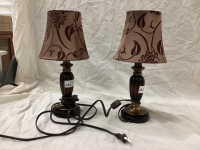 (2) SMALL TABLE LAMPS