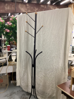 BLACK METAL COAT RACK