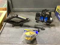 SCISSOR JACK, MC AIR PUMP, EAR PROTECTION