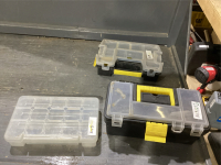 3 EMPTY TOOL BOXES/ORGANIZERS