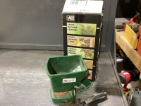 2 ITEMS: SPREADER & HAND SPRAYER