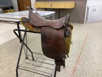 MCCLEND MILITARY SADDLE - 15" W/ FELTED WOOL PAD