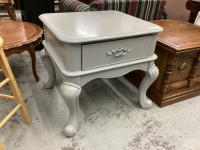 LARGE END TABLE - PAINTED GREY