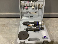 POWERFIST 1/4&rdquo; AIR DIE GRINDER + 3&rdquo; CUTOFF AIR TOOL KIT