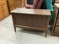 VINTAGE CABINET W/ SLIDING DOORS
