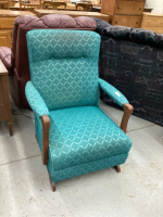 VINTAGE TEAL GREEN ROCKER