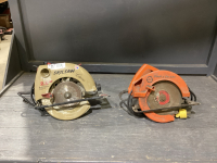 (2) CIRCULAR SAWS - B+D AND A SKIL SAW
